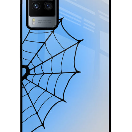 Blue Web Vivo X60 Pro Glass Case