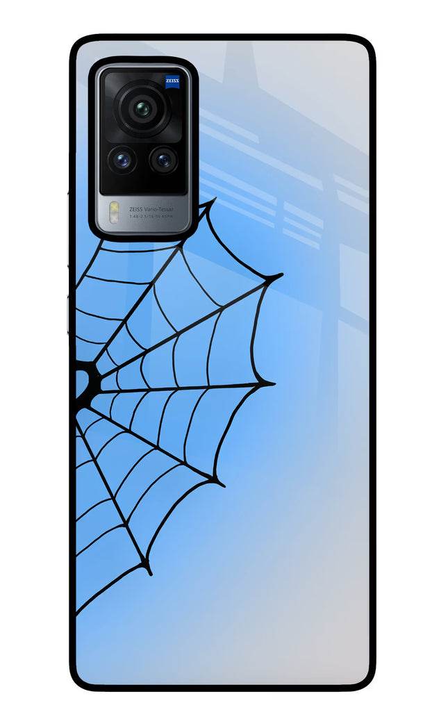 Blue Web Vivo X60 Pro Glass Case
