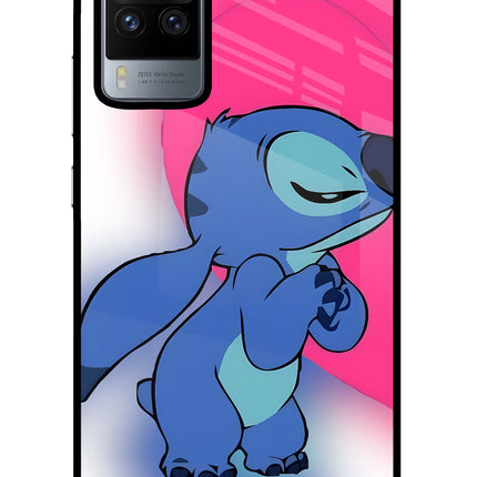 Stitch Hug Vivo X60 Pro Glass Case