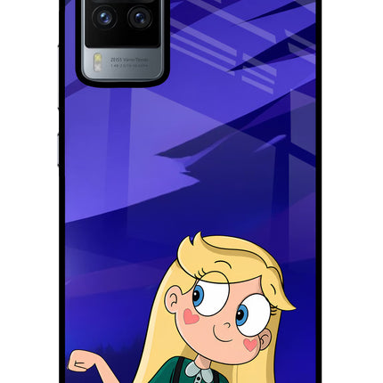 Star Glow Vivo X60 Pro Glass Case