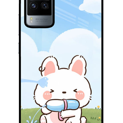 Bunny Treat Vivo X60 Pro Glass Case