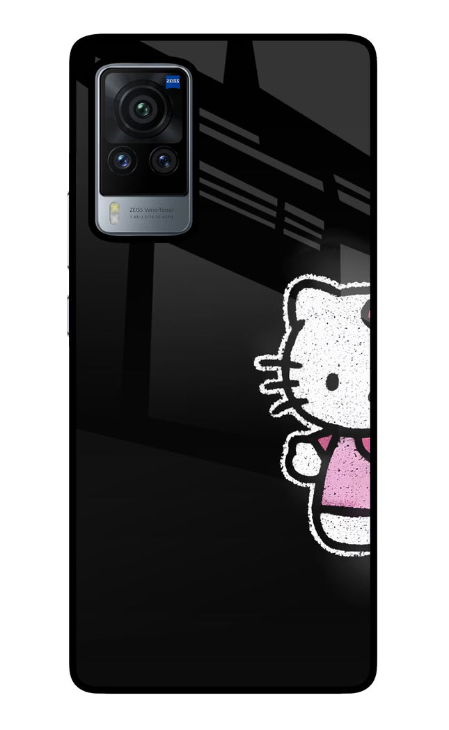 Kitty Charm Vivo X60 Pro Glass Case