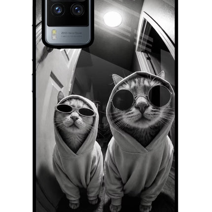 Hood Cats Vivo X60 Pro Glass Case