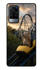 Rollercoaster Dog Vivo X60 Pro Glass Case