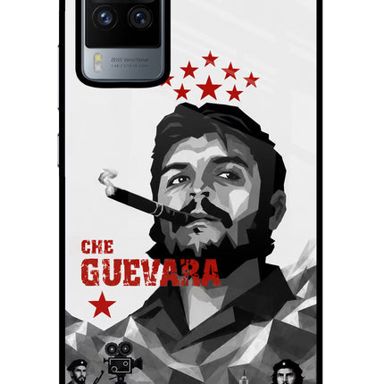Che Guevara Iconic Vivo X60 Pro Glass Case Back Cover by Casekaro