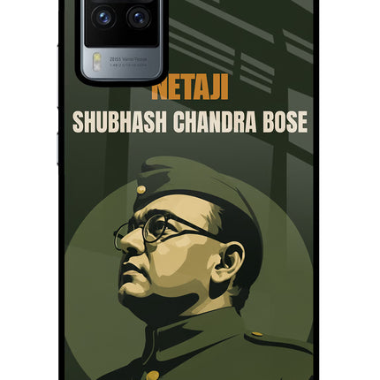 Netaji Legacy Vivo X60 Pro Glass Case Back Cover by Casekaro