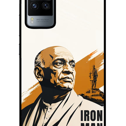 Sardar Patel Iron Will Vivo X60 Pro Glass Case Back Cover by Casekaro