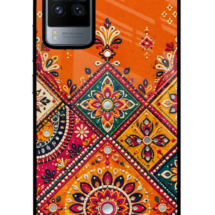 Kutch Glow Vivo X60 Pro Glass Case
