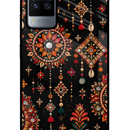 Boho Noir Vivo X60 Pro Glass Case
