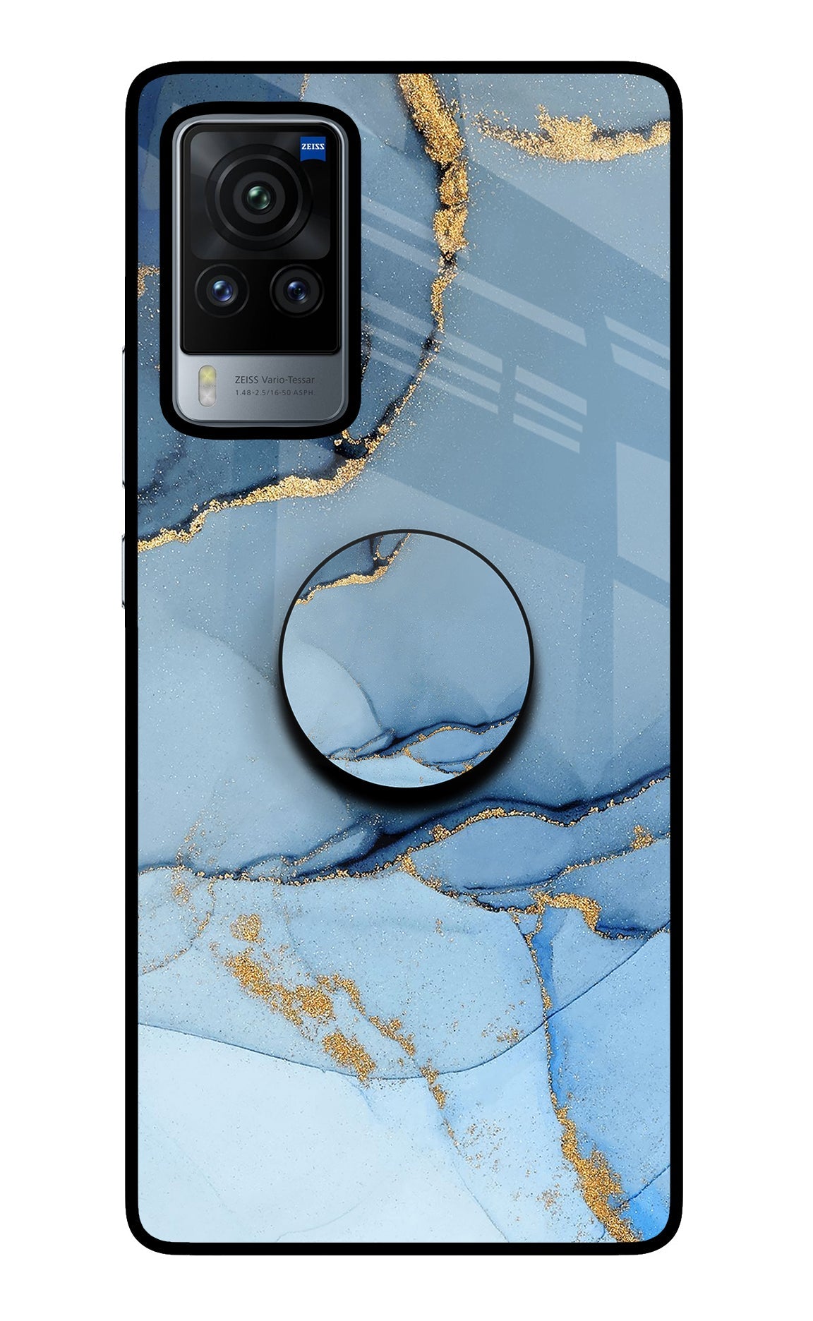 Blue Marble Vivo X60 Pro Glass Case