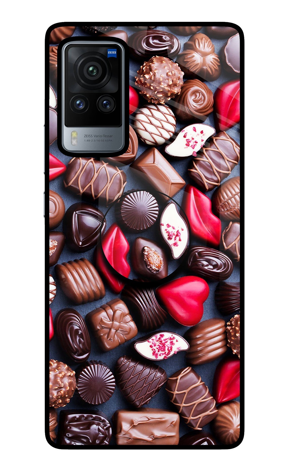 Chocolates Vivo X60 Pro Glass Case