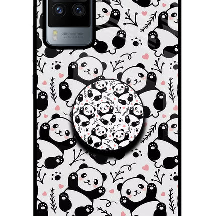 Cute Panda Vivo X60 Pro Pop Case by Casekaro