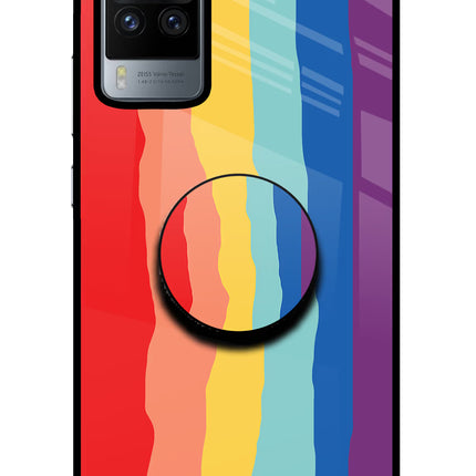 Rainbow Vivo X60 Pro Pop Case by Casekaro