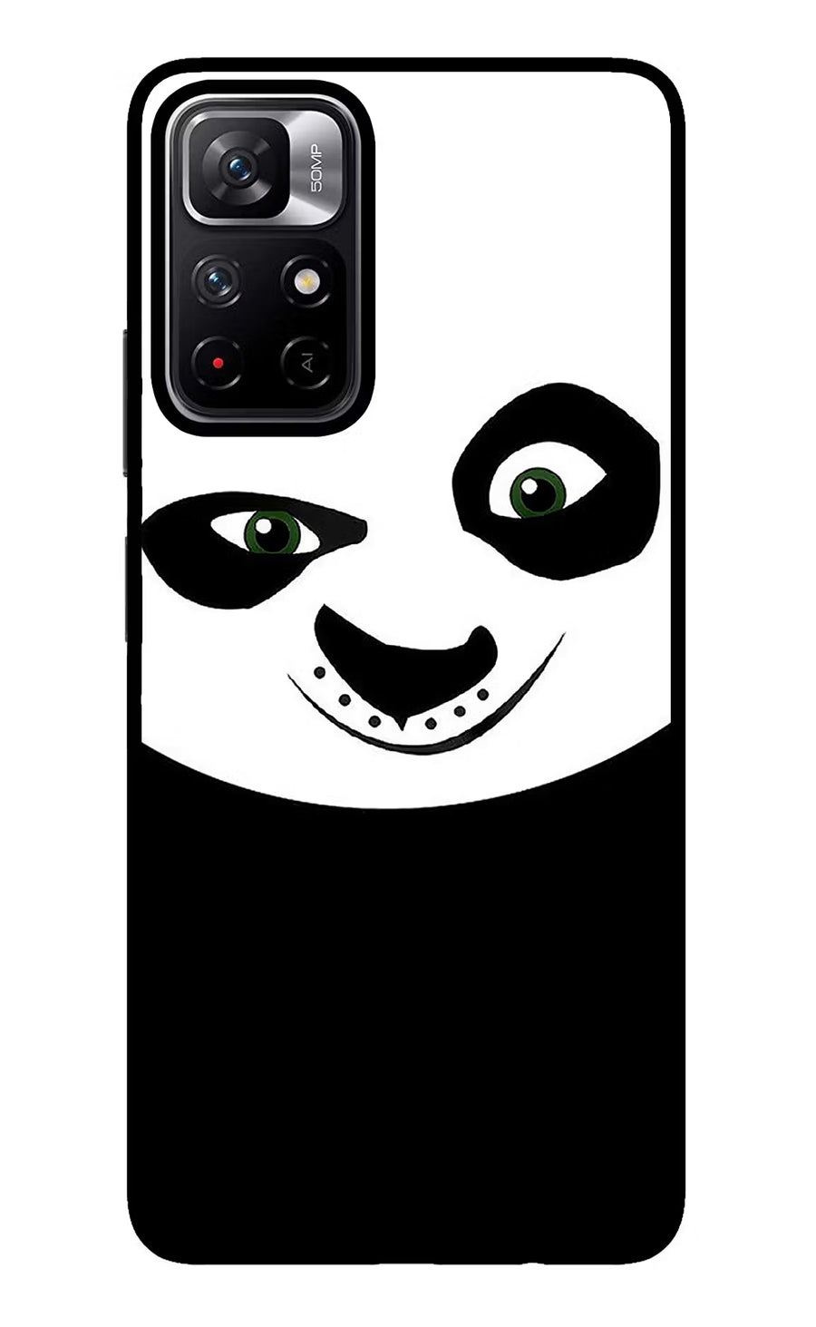 Panda Redmi Note 11T 5G Back Cover, Glass case