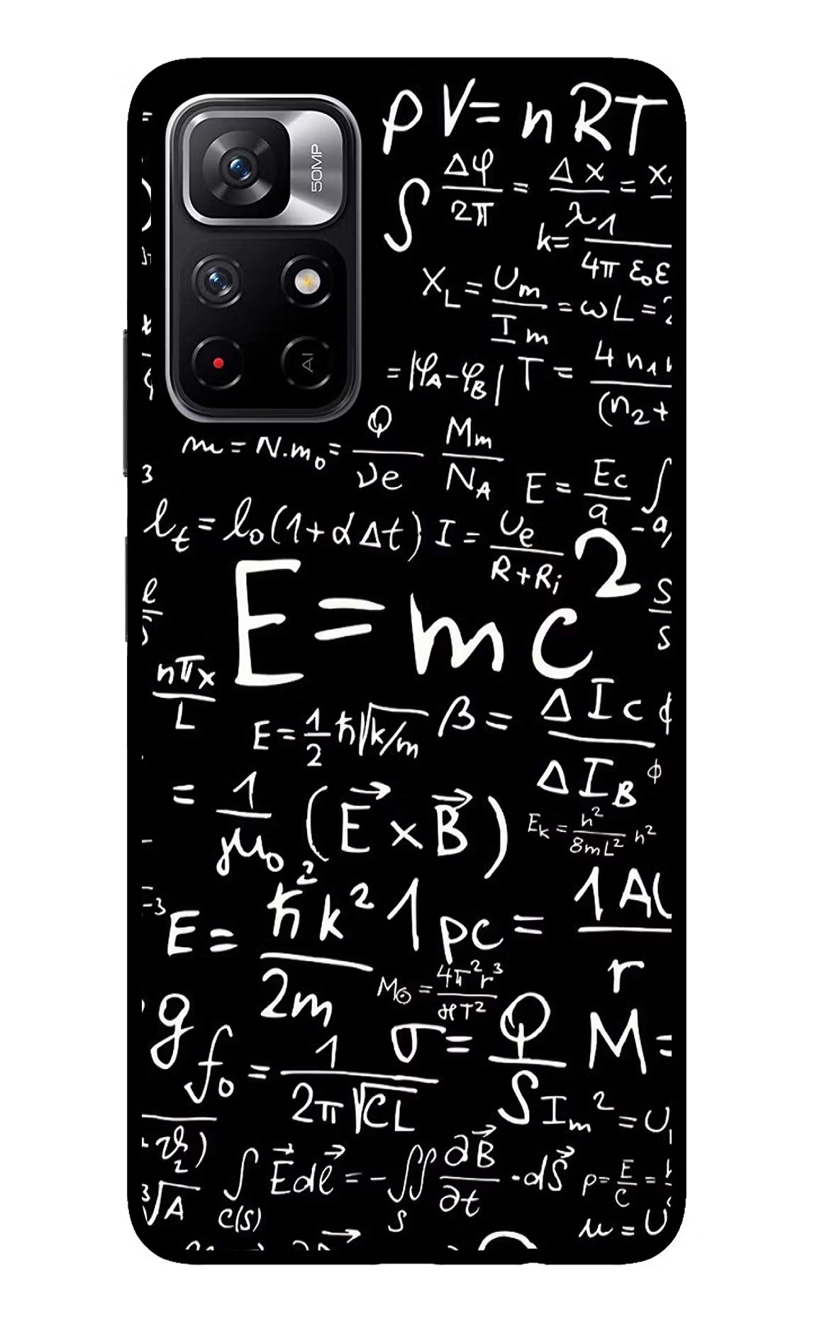 Physics Formula Redmi Note 11T 5G Glass Case