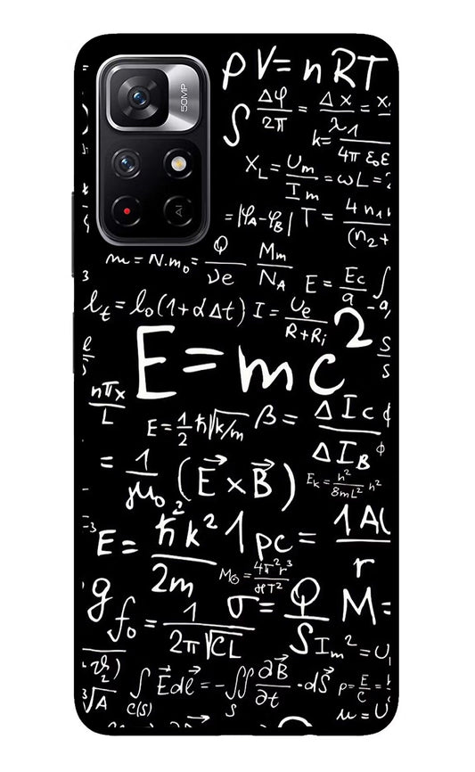 Physics Formula Redmi Note 11T 5G Glass Case