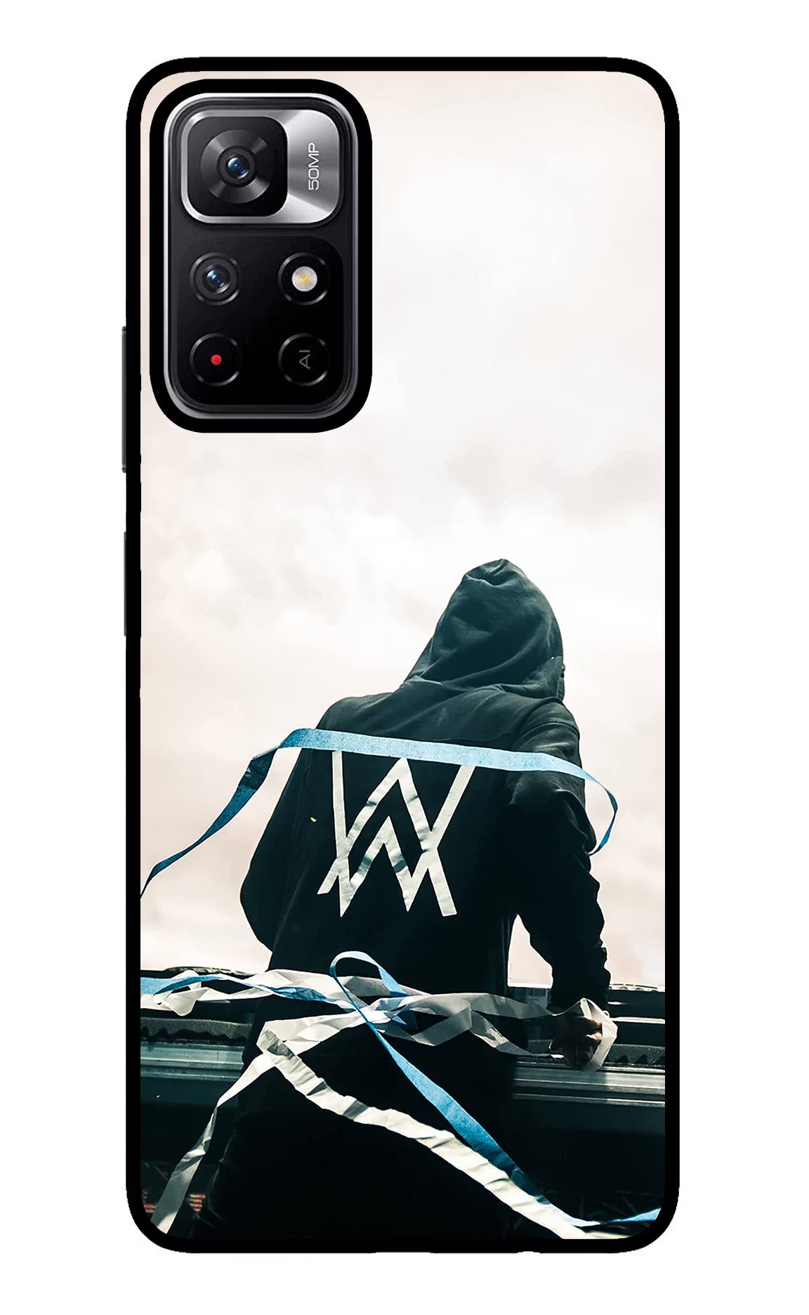Alan Walker Redmi Note 11T 5G Glass Case Back Cover by Casekaro