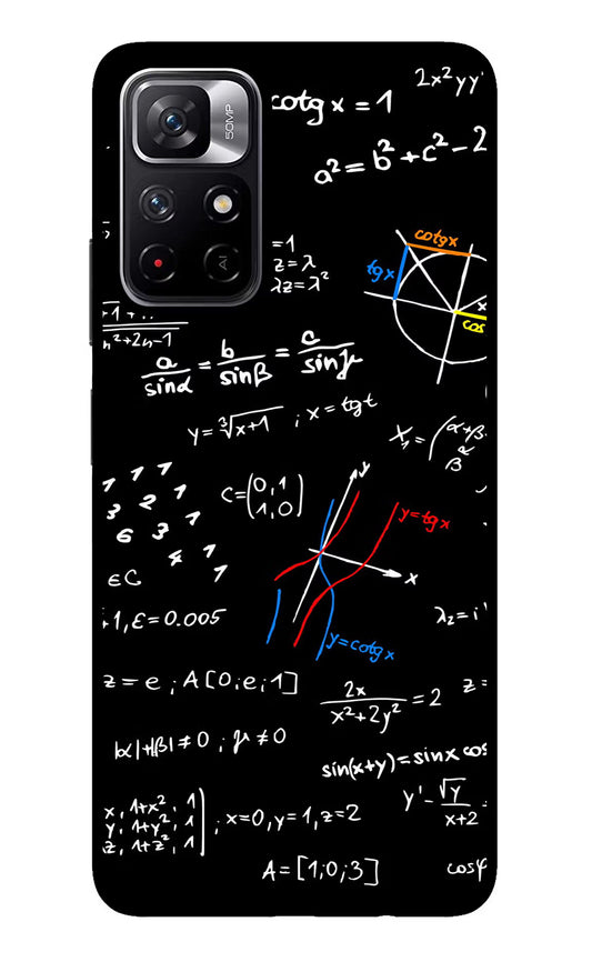 Mathematics Formula Redmi Note 11T 5G Glass Case