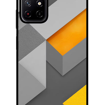 Abstract Redmi Note 11T 5G Glass Case Back Cover by Casekaro