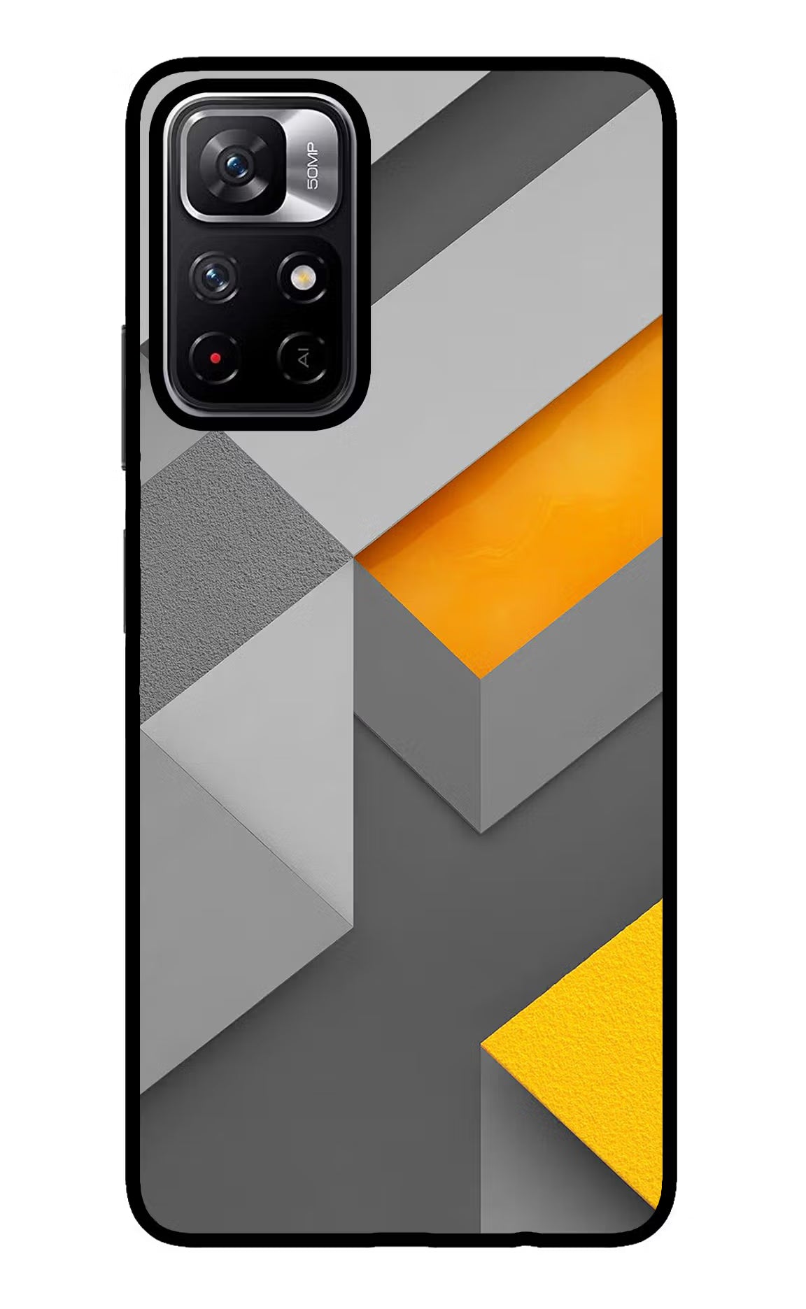 Abstract Redmi Note 11T 5G Glass Case Back Cover by Casekaro