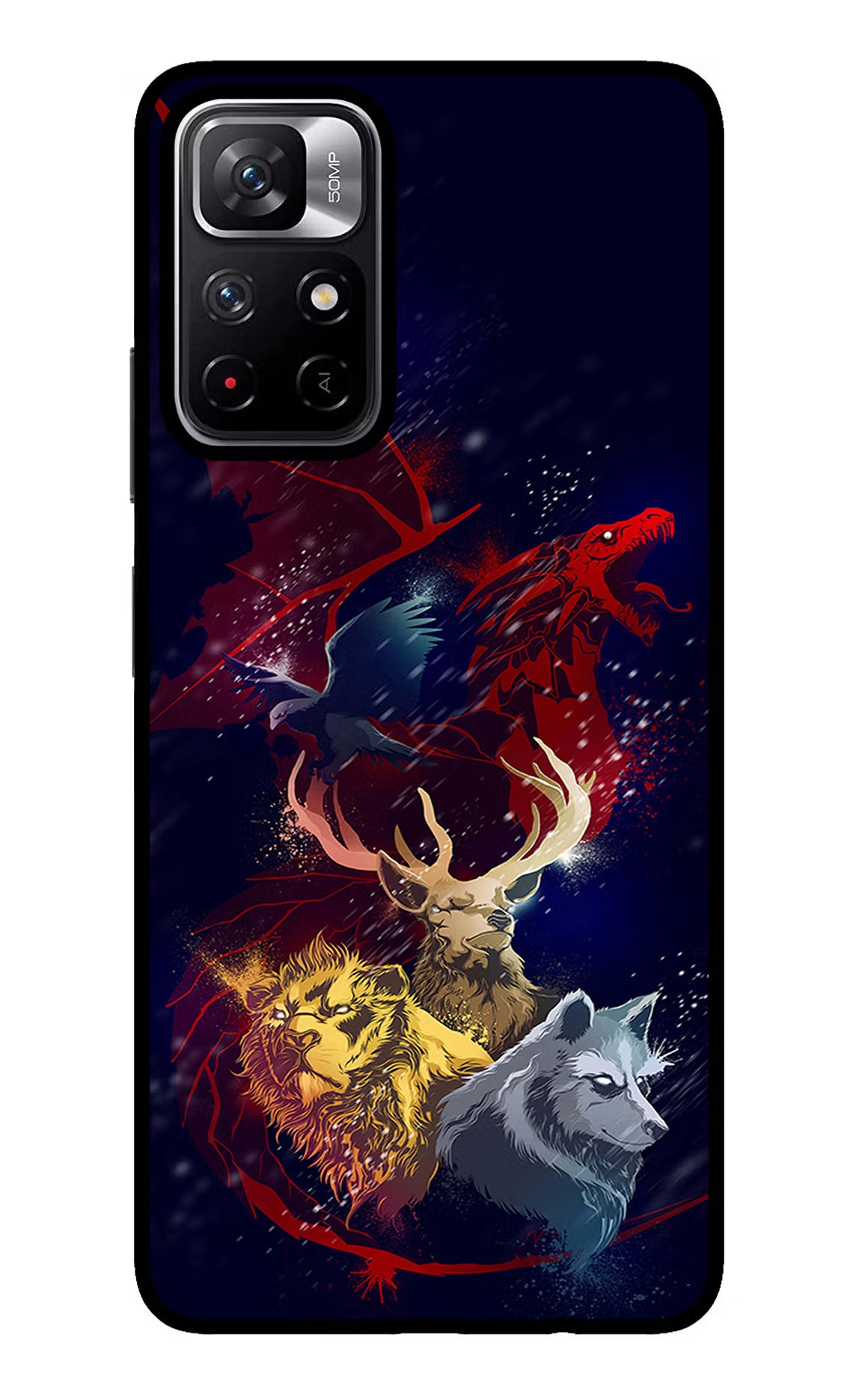 Game Of Thrones Redmi Note 11T 5G Glass Case