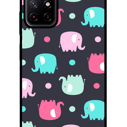 Elephants Redmi Note 11T 5G Glass Case