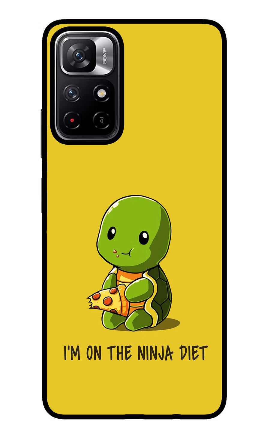 I'm on Ninja Diet Redmi Note 11T 5G Back Cover, Glass case
