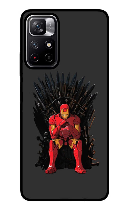 Ironman Throne Redmi Note 11T 5G Glass Case
