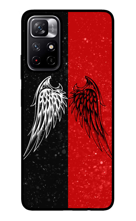 Wings Redmi Note 11T 5G Glass Case