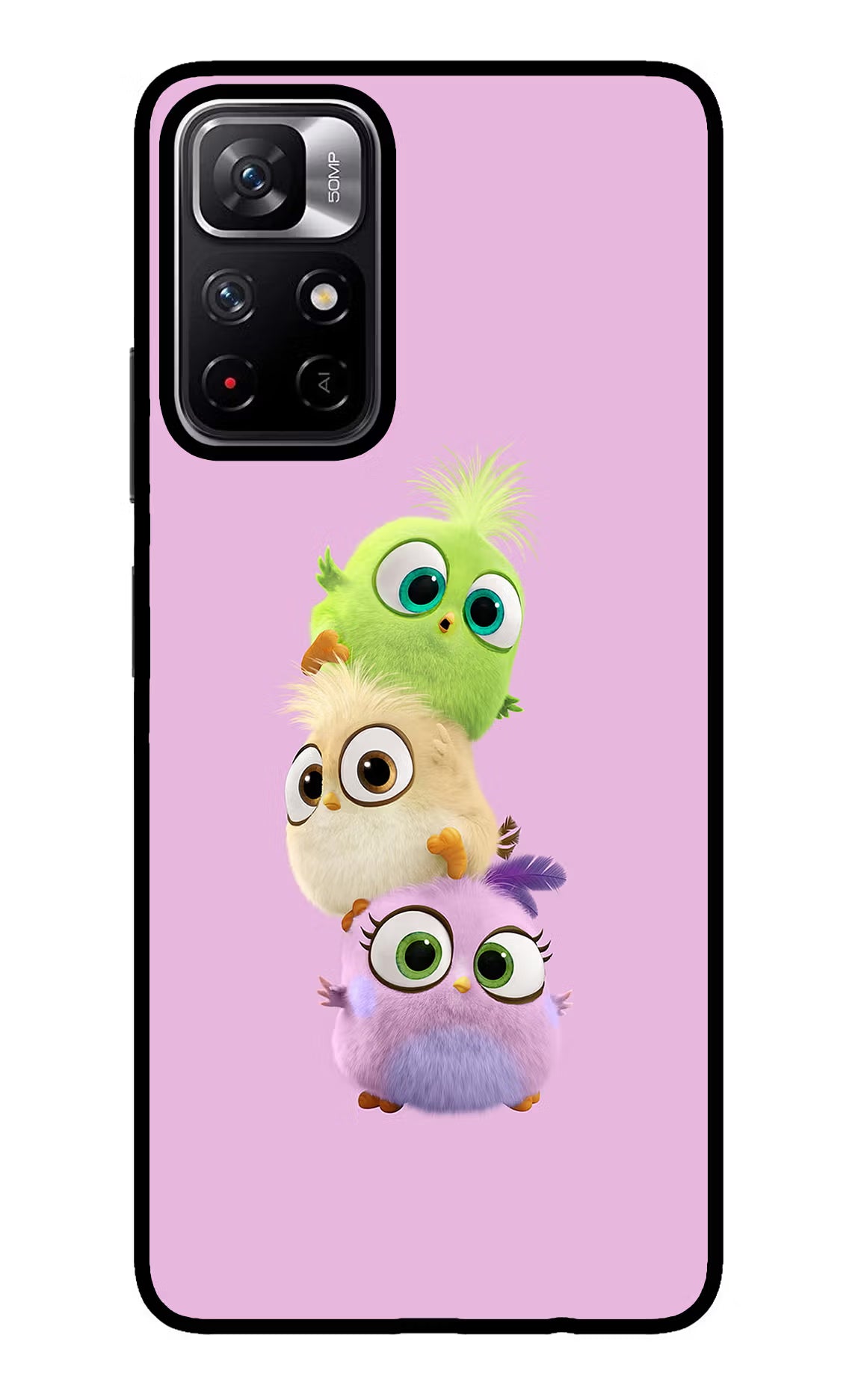 Cute Little Birds Redmi Note 11T 5G Glass Case