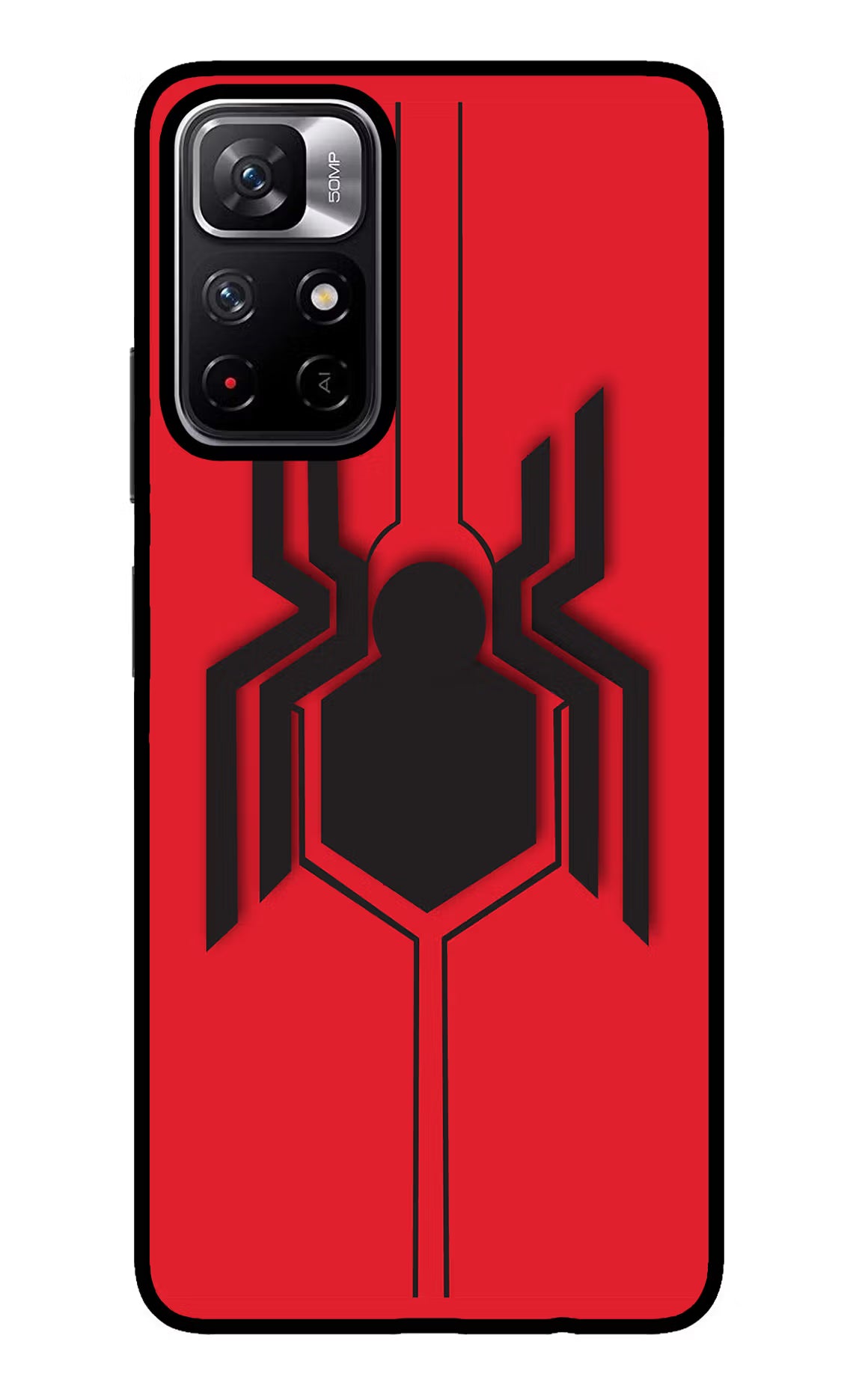 Spider Redmi Note 11T 5G Glass Case Back Cover by Casekaro