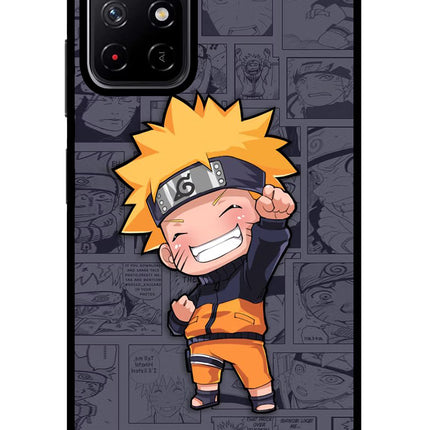 Chota Naruto Redmi Note 11T 5G Glass Case Back Cover by Casekaro