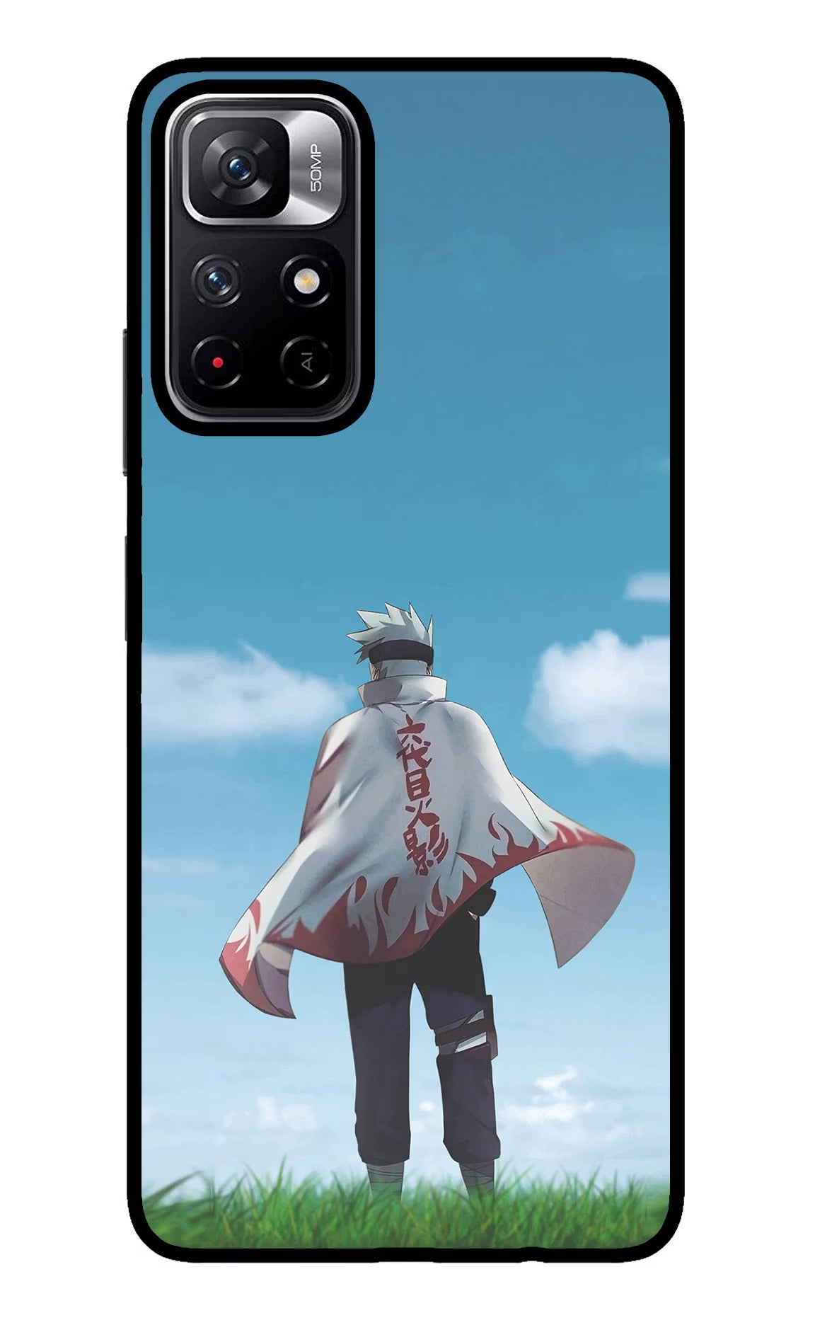 Kakashi Redmi Note 11T 5G Glass Case