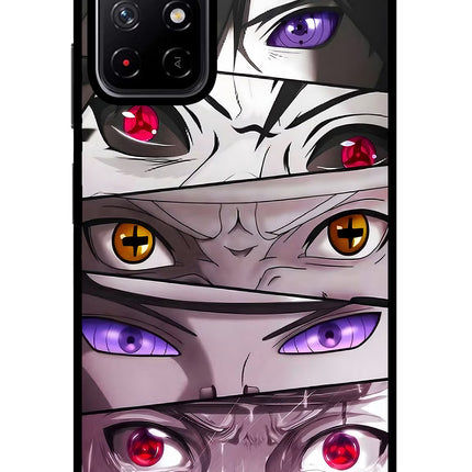 Naruto Anime Redmi Note 11T 5G Glass Case Back Cover by Casekaro