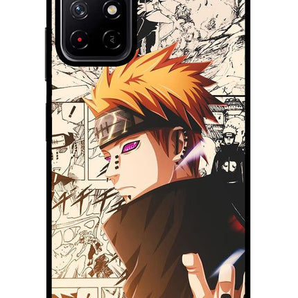 Pain Anime Redmi Note 11T 5G Glass Case Back Cover by Casekaro