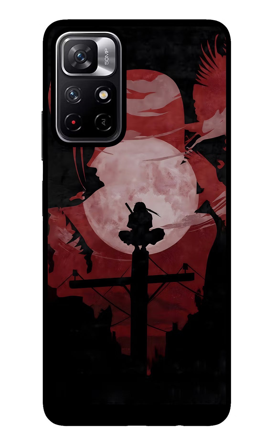 Naruto Anime Redmi Note 11T 5G Glass Case Back Cover by Casekaro