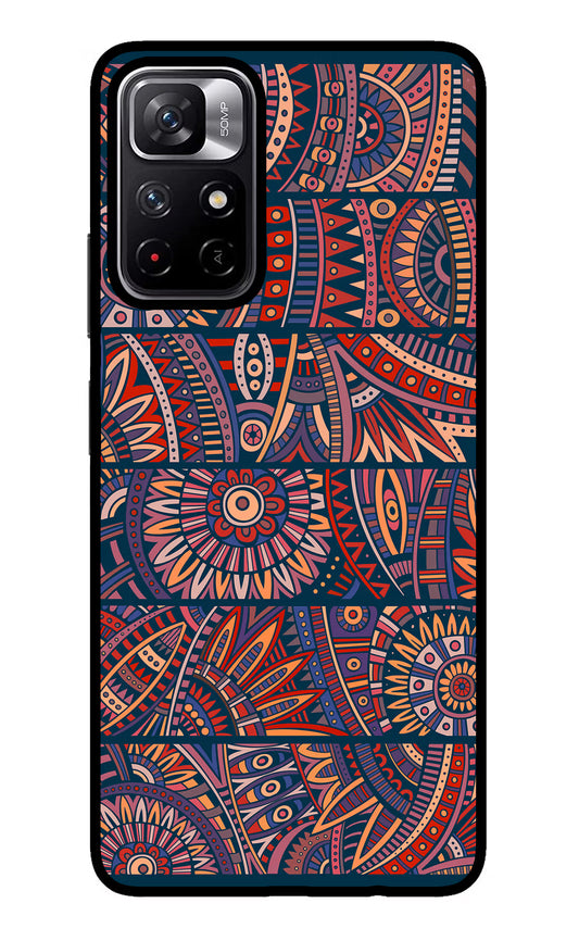 African Culture Design Redmi Note 11T 5G Glass Case