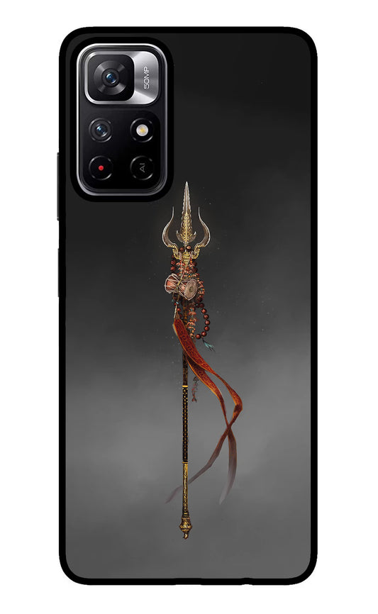 Shiv Trishul Redmi Note 11T 5G Glass Case