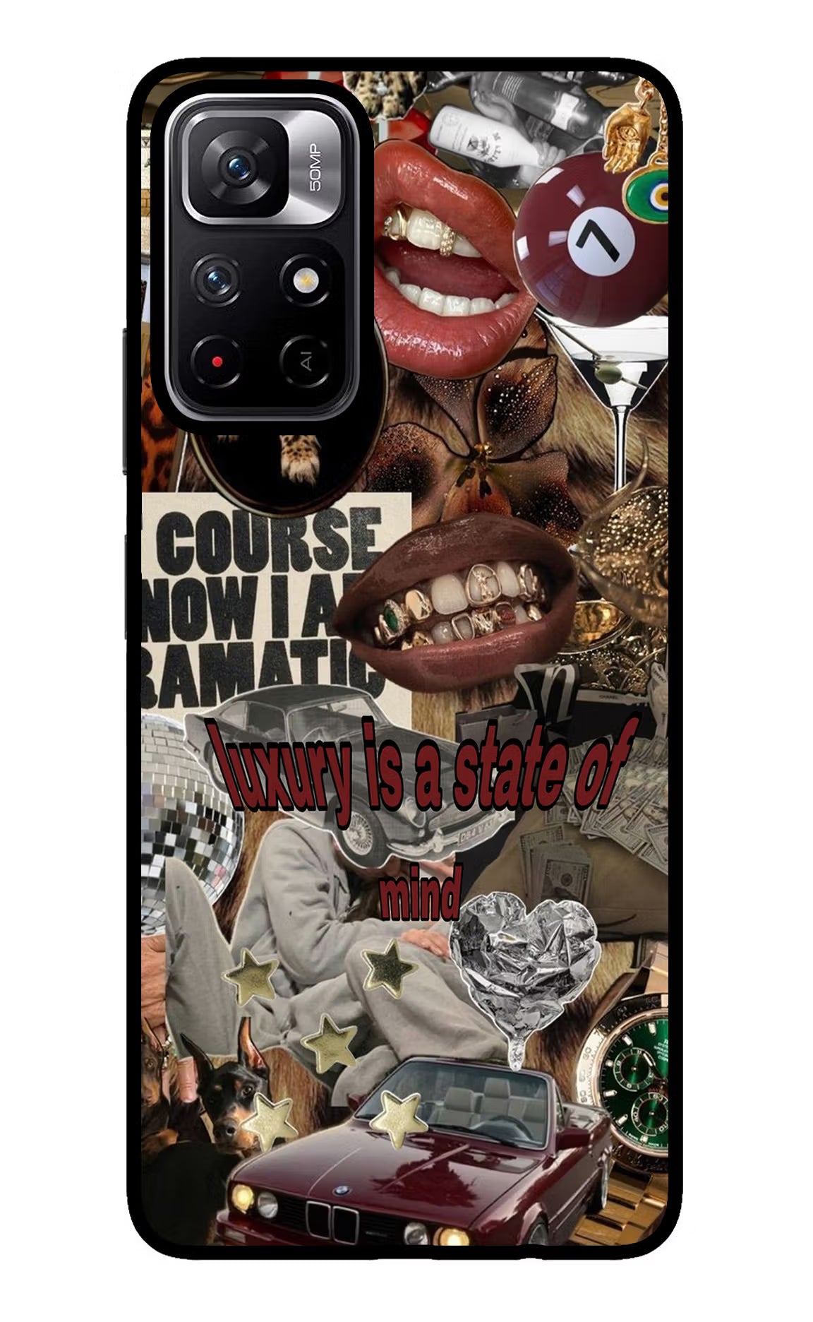 Luxury Redmi Note 11T 5G Glass Case Back Cover by Casekaro