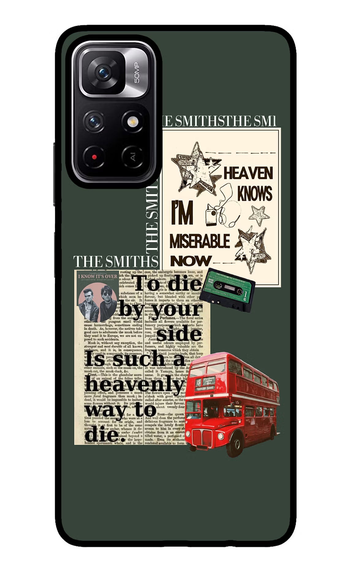The Smiths Redmi Note 11T 5G Glass Case