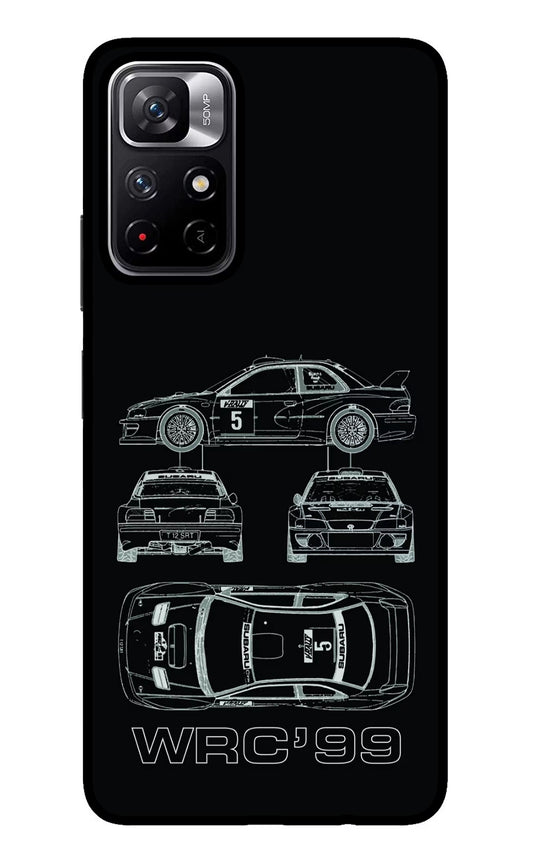 WRC'99 Redmi Note 11T 5G Glass Case