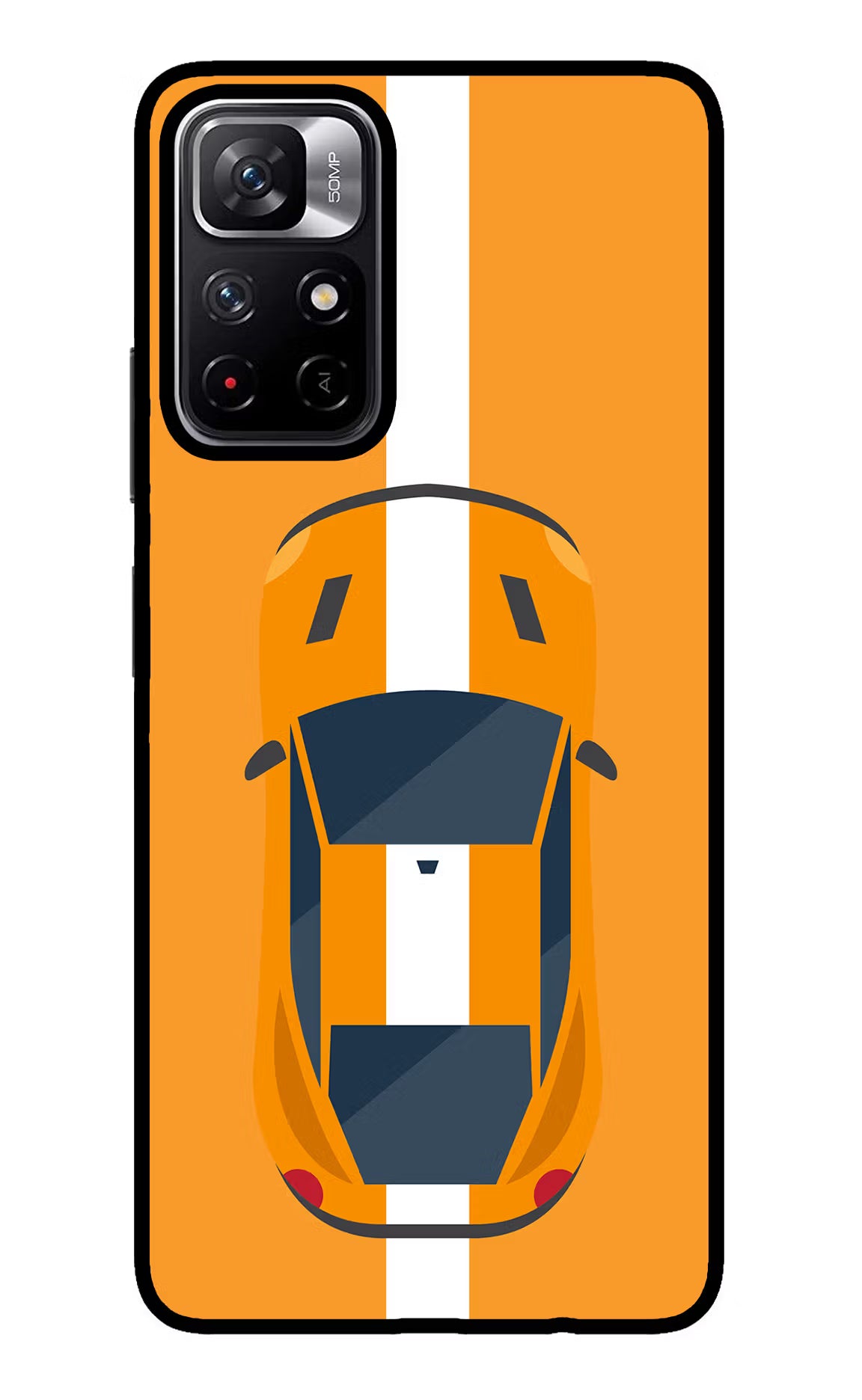 Highway Pursuit Redmi Note 11T 5G Glass Case Back Cover by Casekaro