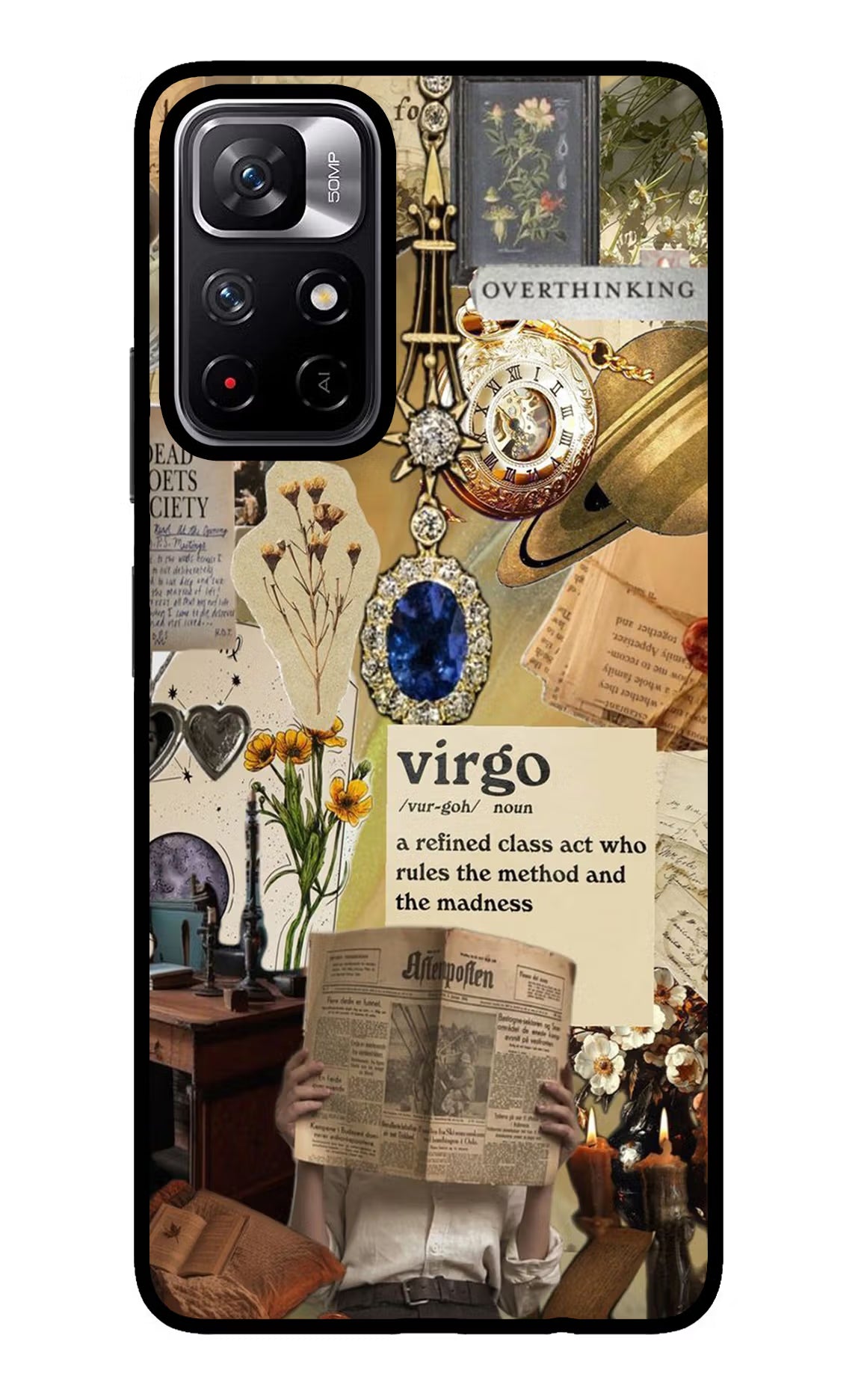 Virgo Zodiac Redmi Note 11T 5G Glass Case