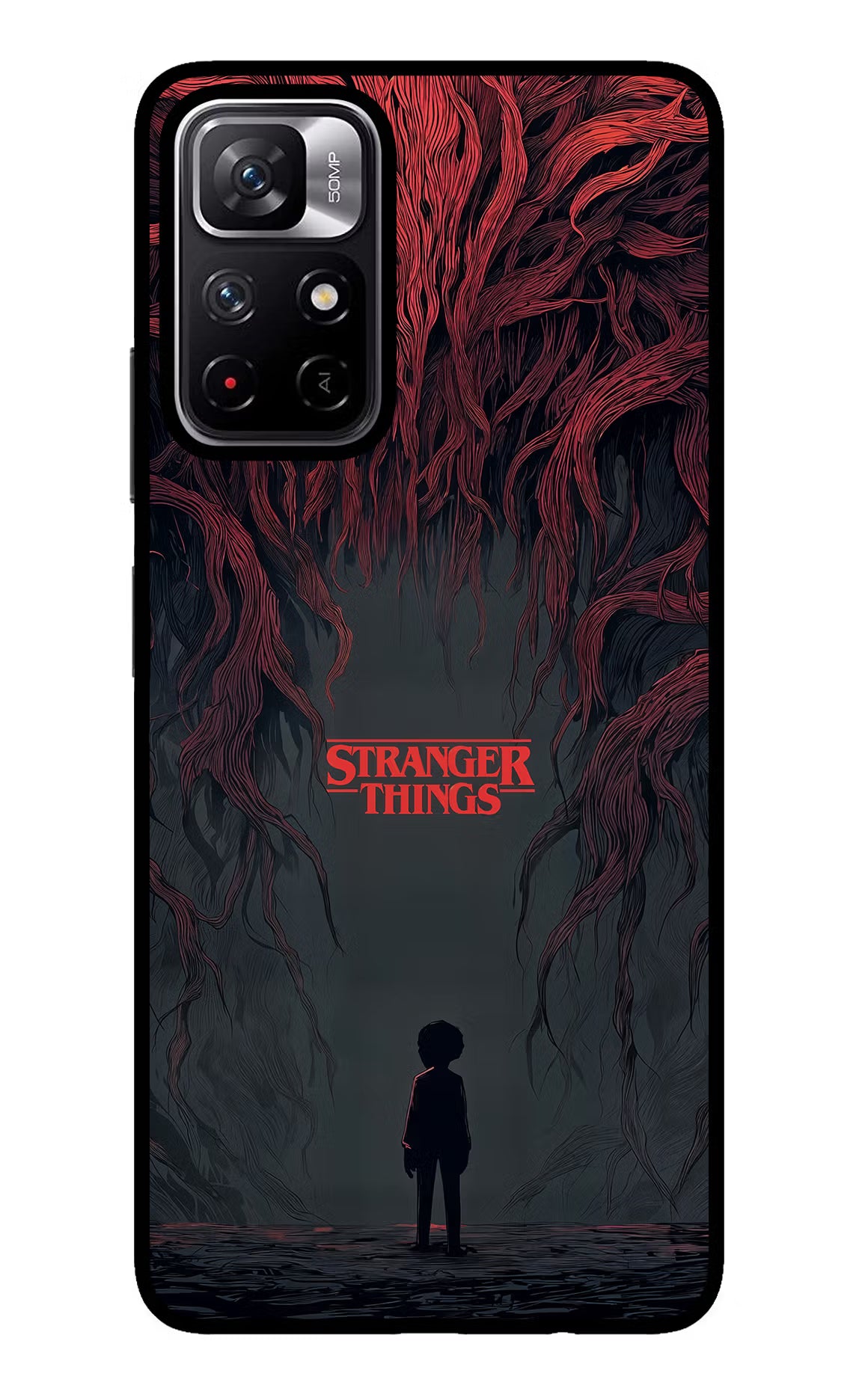 Ordinary Things Dark Side Redmi Note 11T 5G Glass Case Back Cover by Casekaro