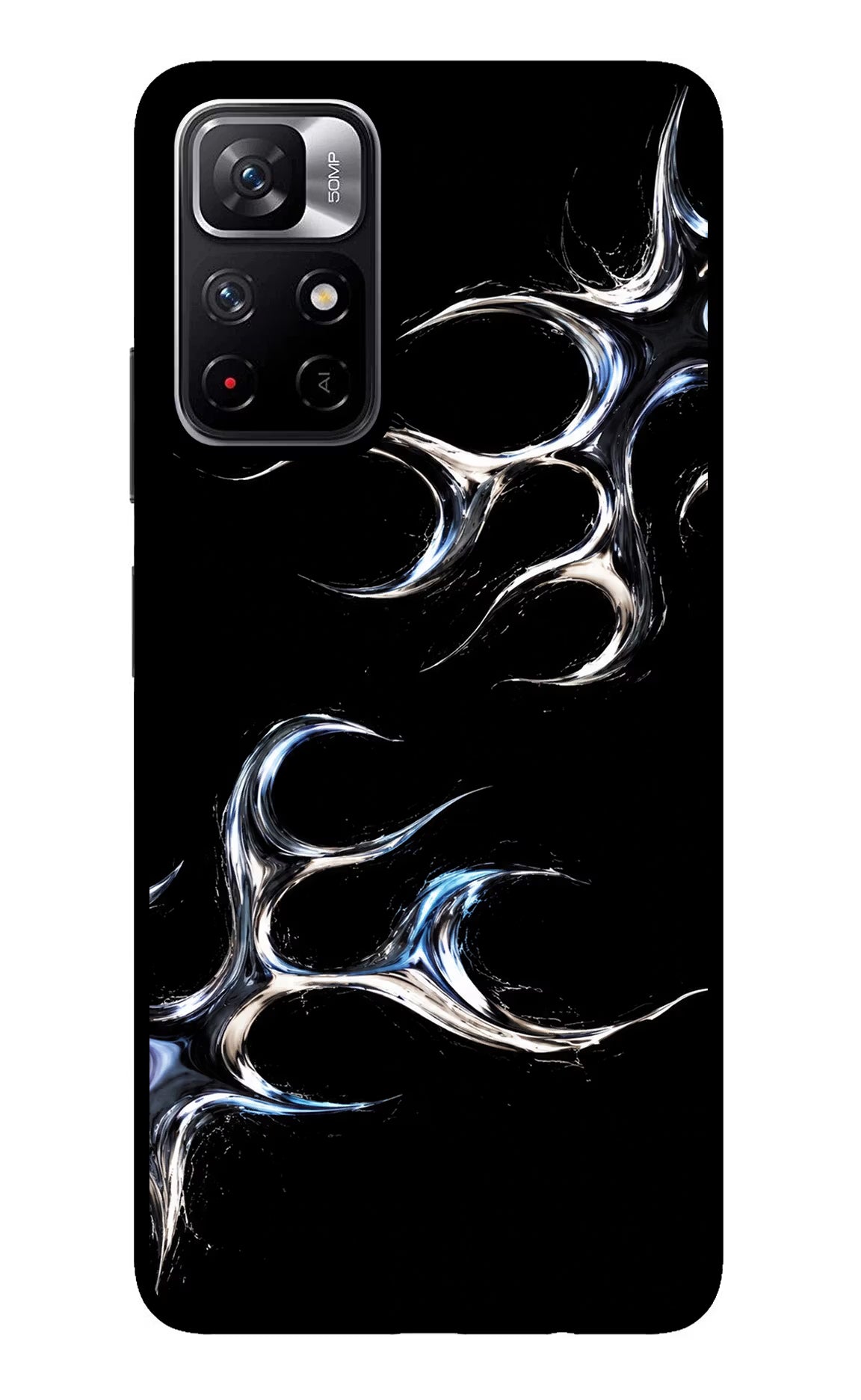 Chrome Tribal Redmi Note 11T 5G Glass Case
