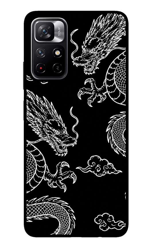Twin Dragons Redmi Note 11T 5G Glass Case