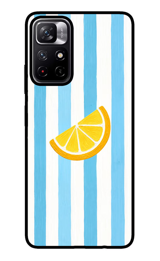 Summer Lemon Redmi Note 11T 5G Glass Case