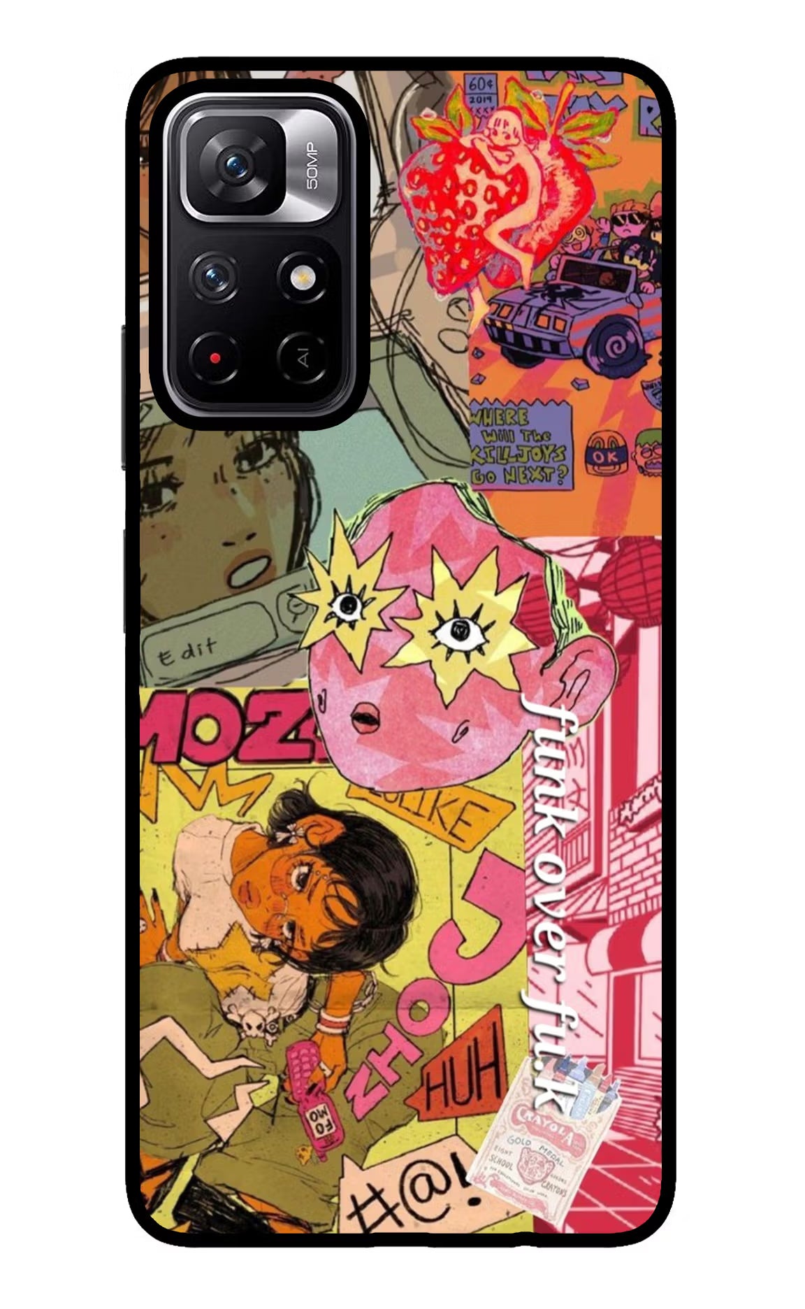 Funkover Redmi Note 11T 5G Glass Case Back Cover by Casekaro