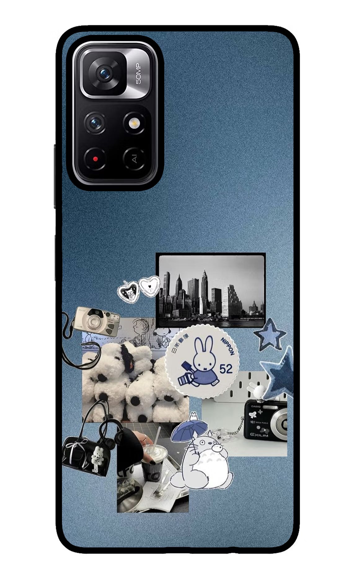 Miffy Redmi Note 11T 5G Glass Case Back Cover by Casekaro