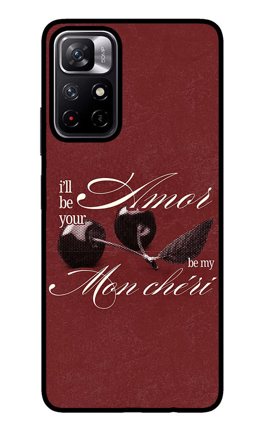 Velvet Cherry Redmi Note 11T 5G Glass Case